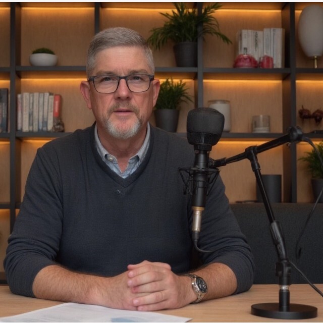 Desk with Microphone